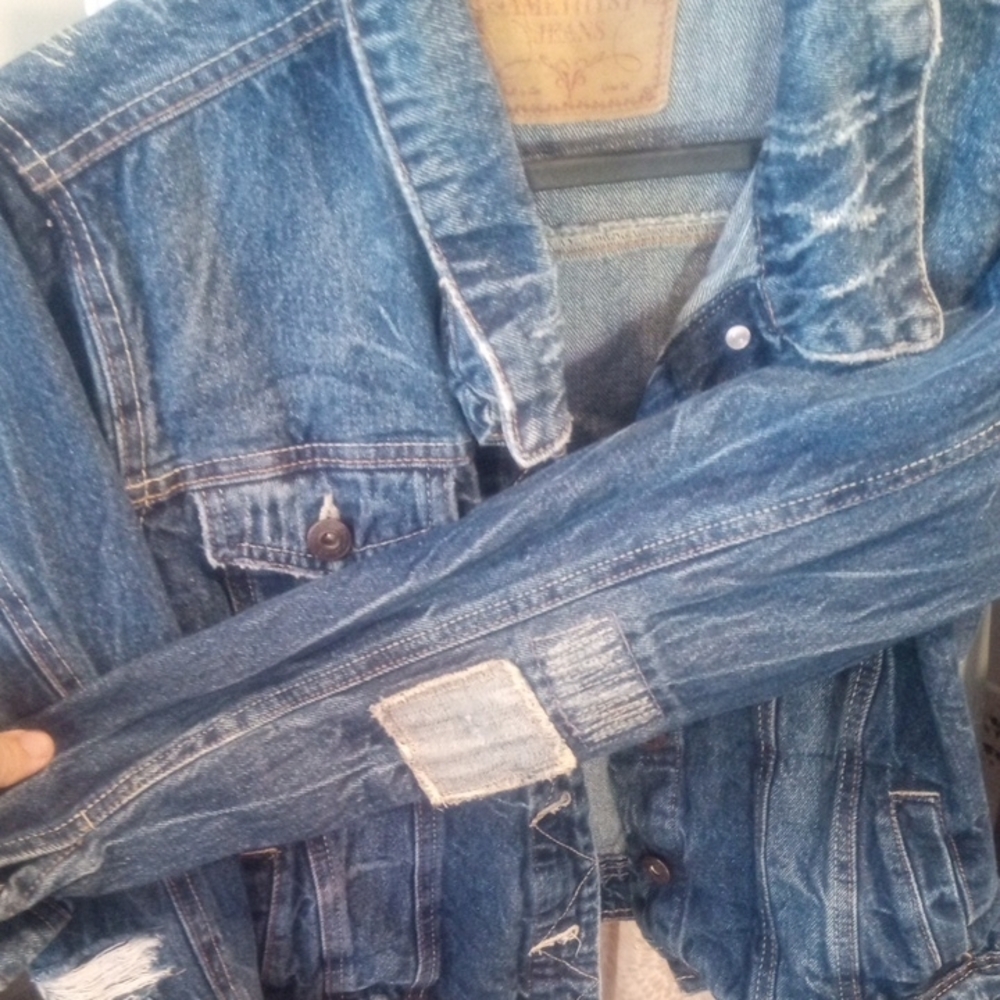 Amethyst Jeans Denim Jacket | 17 PTP - Picture 5 of 6